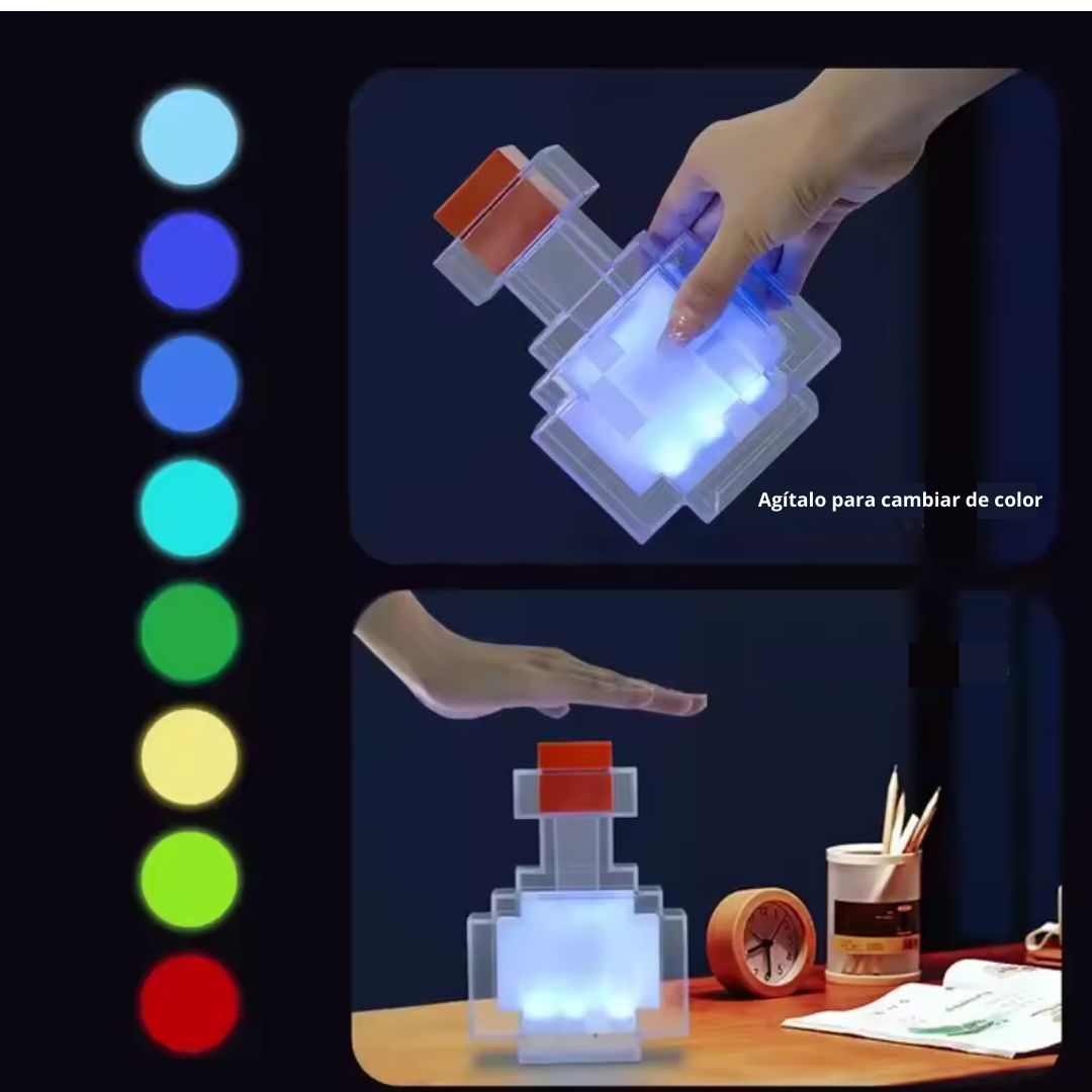 Lampara LED de poción