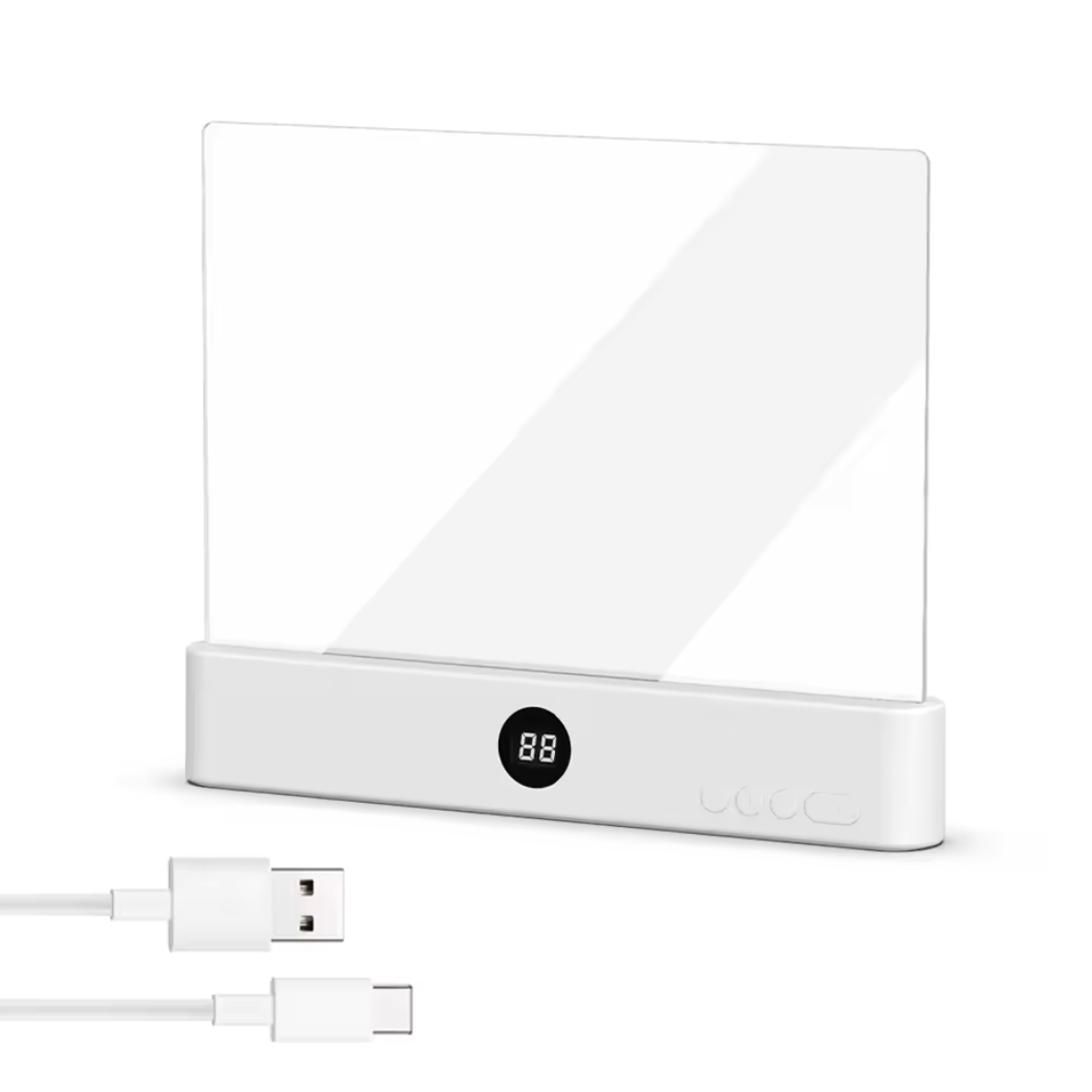 Luz Led con protección ocular