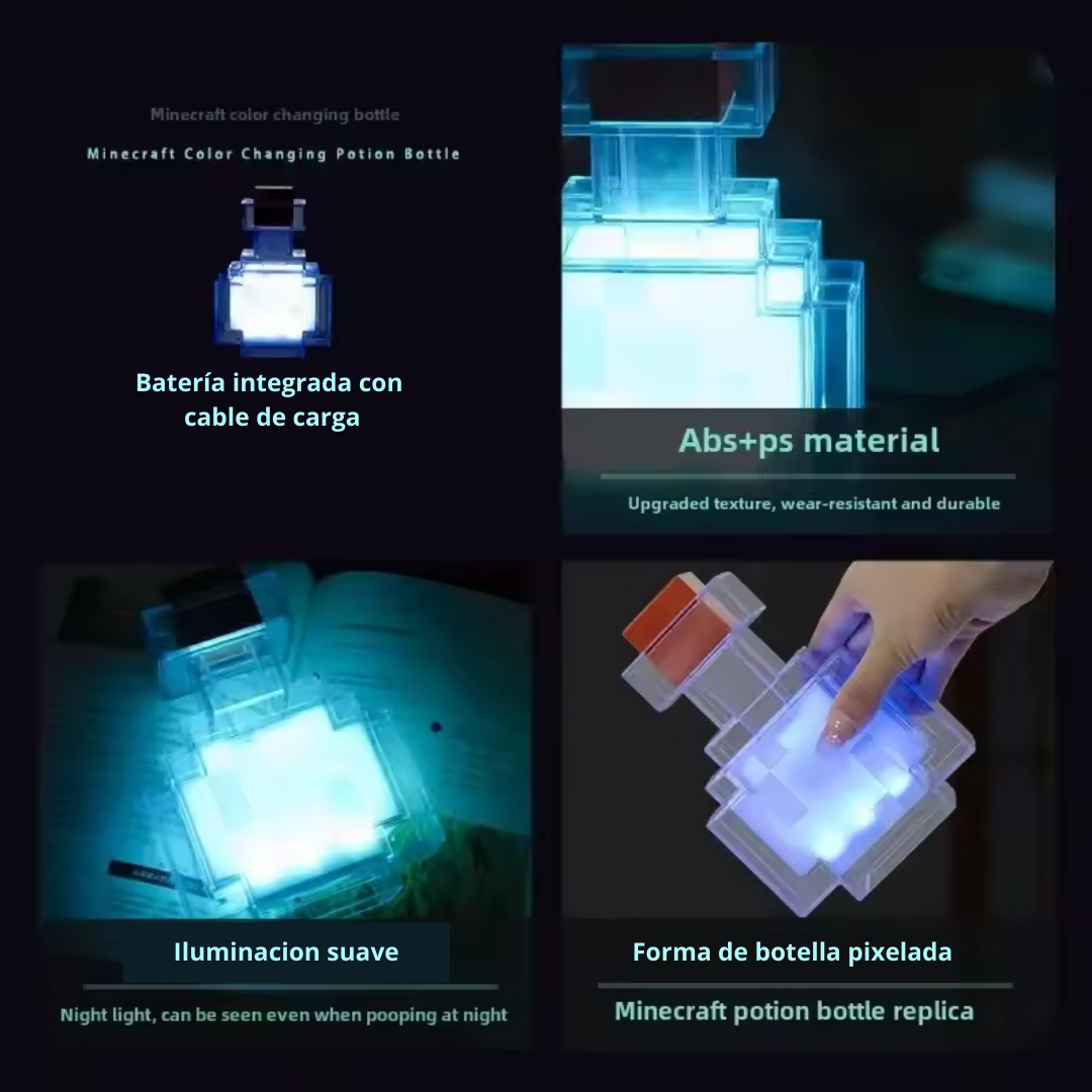 Lampara LED de poción